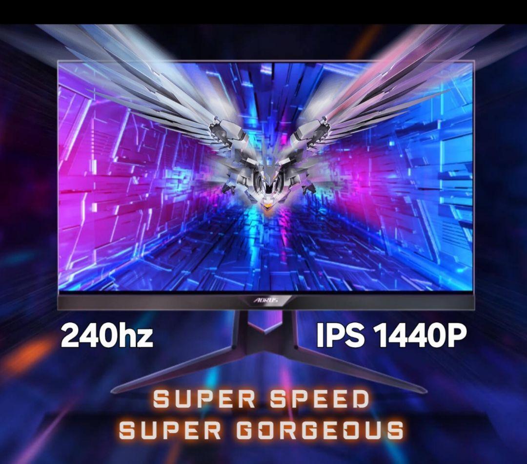AORUS FI27Q-X モニター240hz 1440p ips RGB