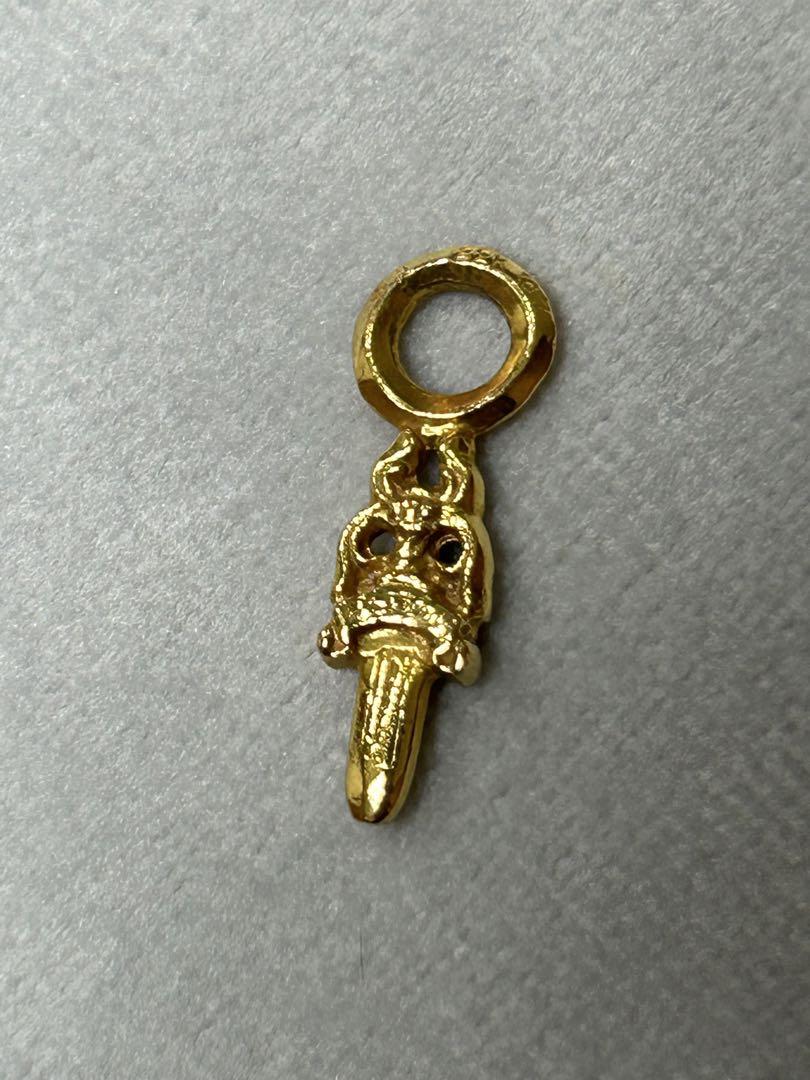 クロムハーツ  ダガー　チャーム　ベビーファット　ゴールド　金　22k