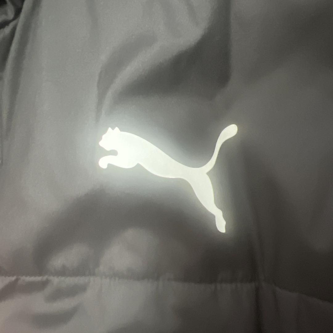 PUMA ベンチコート 黒 フード付き XXL
