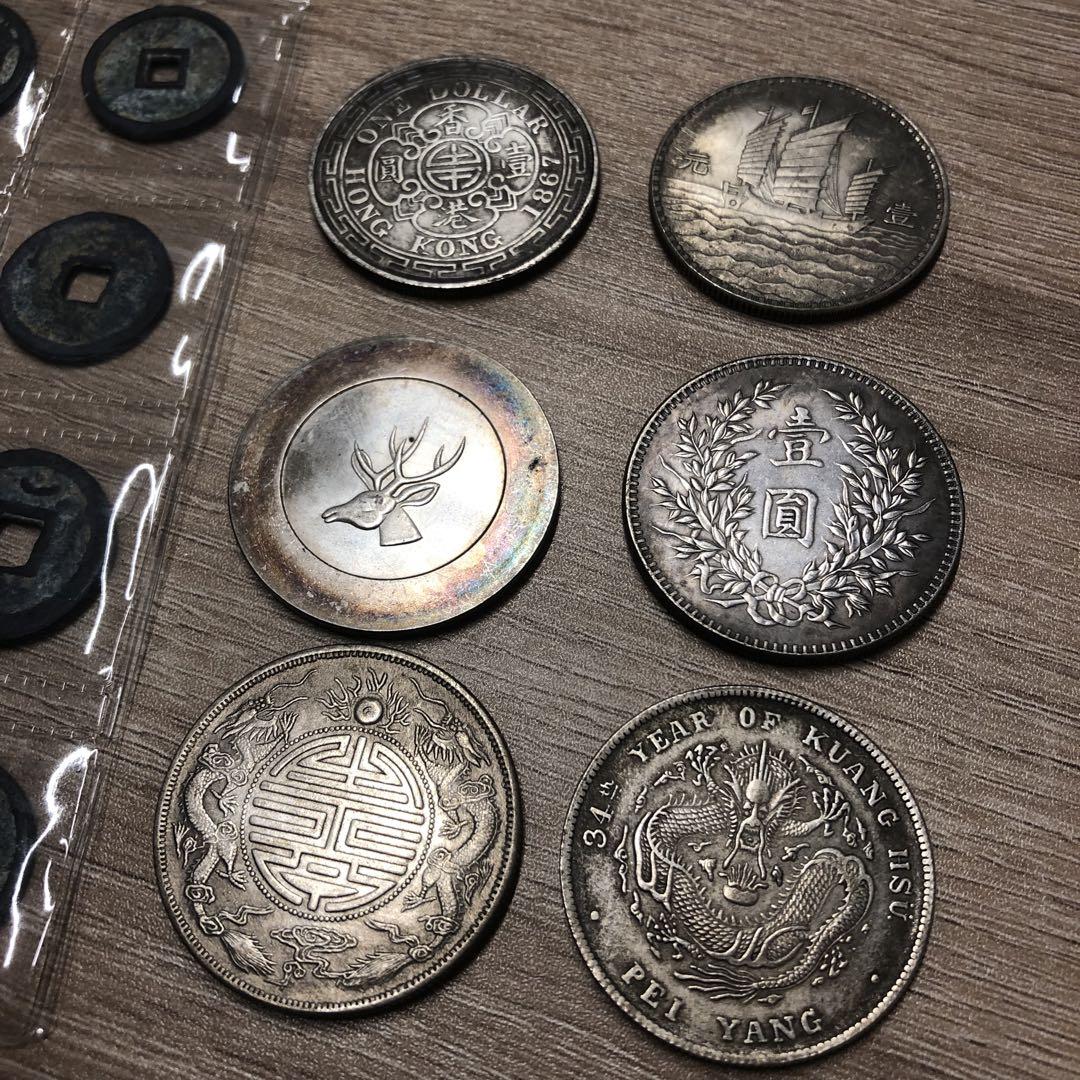中国銀貨 古錢 コイン 硬貨 花錢 T4 古錢 銅幣18枚セット 中国古錢 銀貨 コイン 激安 - メルカリ