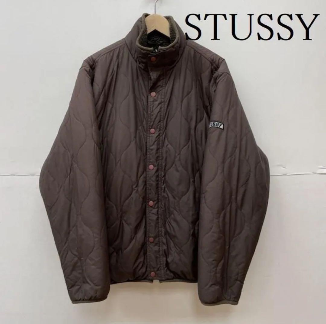 STUSSY キルティング ジャケット リバーシブル