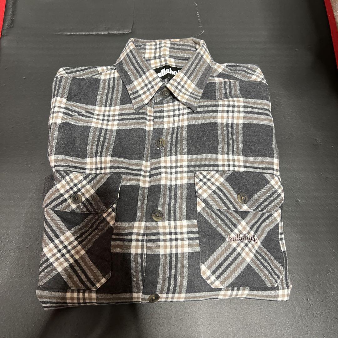 ウェア ballaholic Logo Flannel Check Shirt