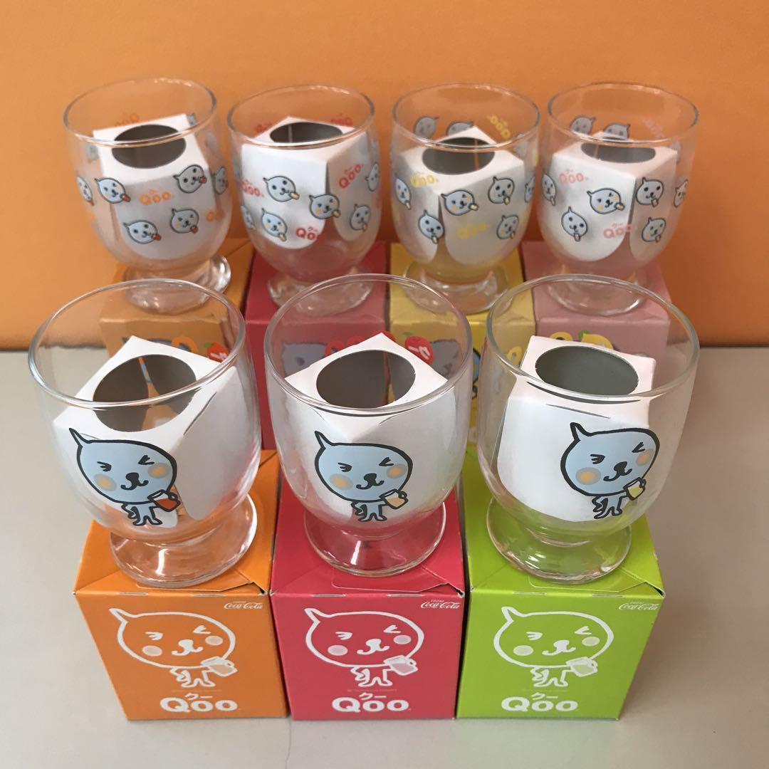 平成レトロ Qoo クー コカコーラ オリジナルグラス 7点 ※ばら