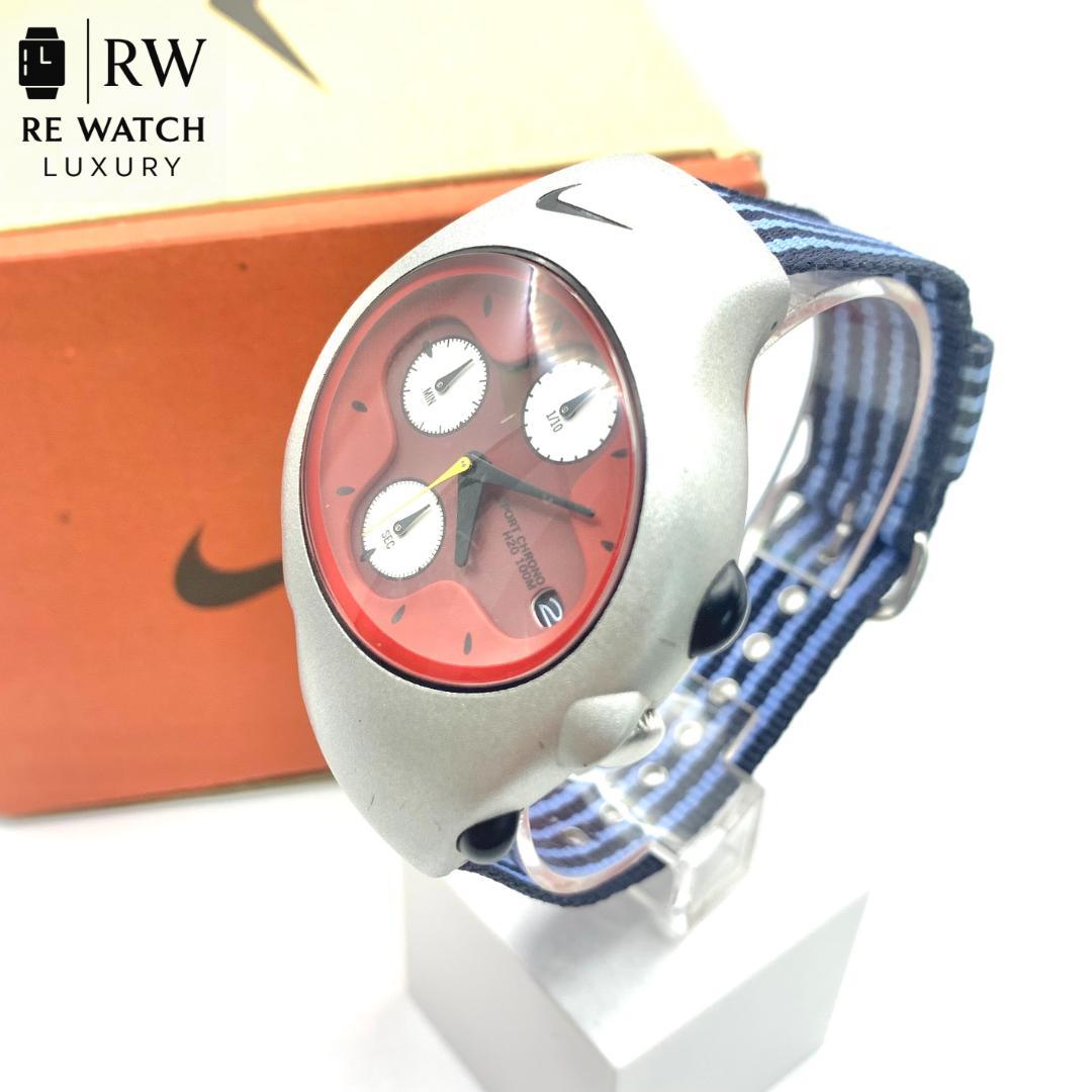 7-4601 Nike Sport 2 トライアックス 250 腕時計 レッドNIKE