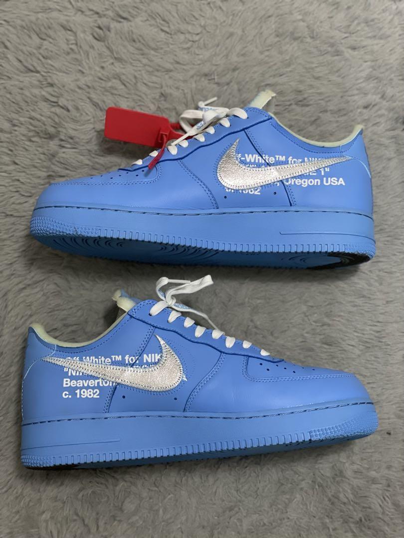 Nike Air Force 1 Off-White 青 MCA