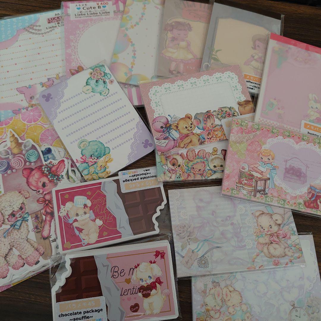 新品♡レトロアニマル可愛いメモ15点まとめ売り②