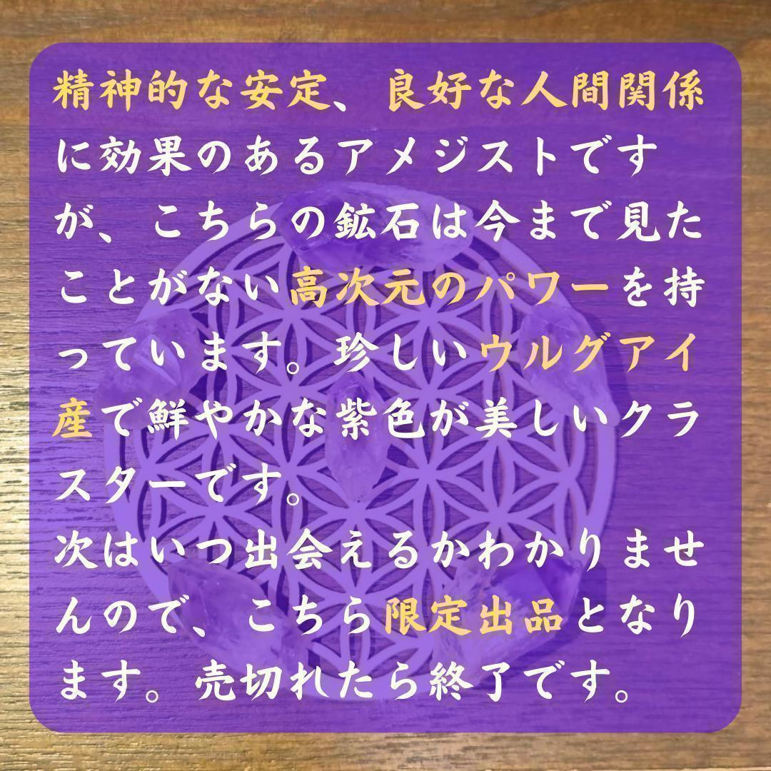 【最強開運霊石】アメジスト曼荼羅フラワーオブライフ【限定、コレクション品一点物】