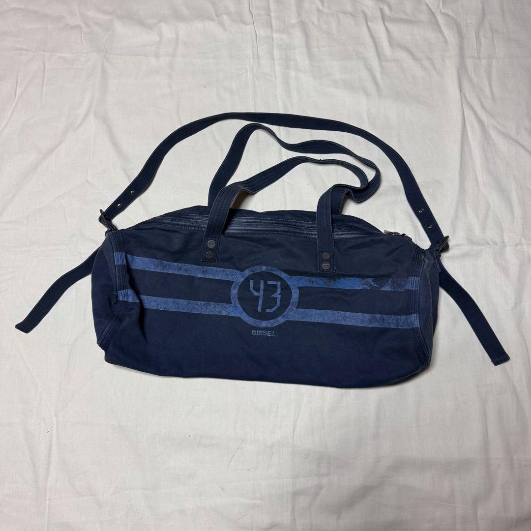 Diesel キャンバス ボストンバック 2ウェイ アーカイブ グランジ Y2KDIESEL