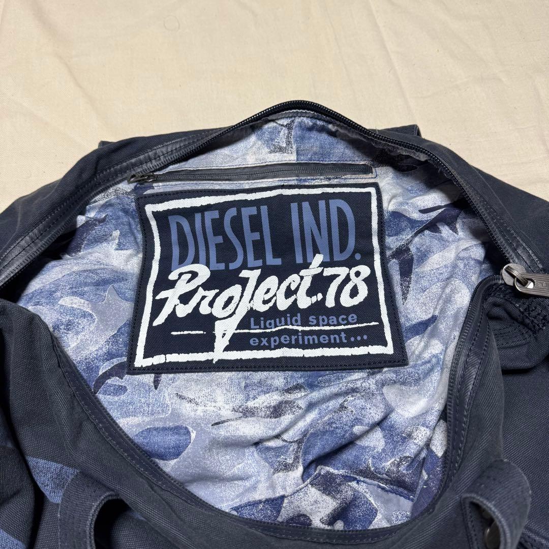 Diesel キャンバス ボストンバック 2ウェイ アーカイブ グランジ Y2K Diesel キャンバス ボストンバック 2ウェイ アーカイブ グランジ Y2K