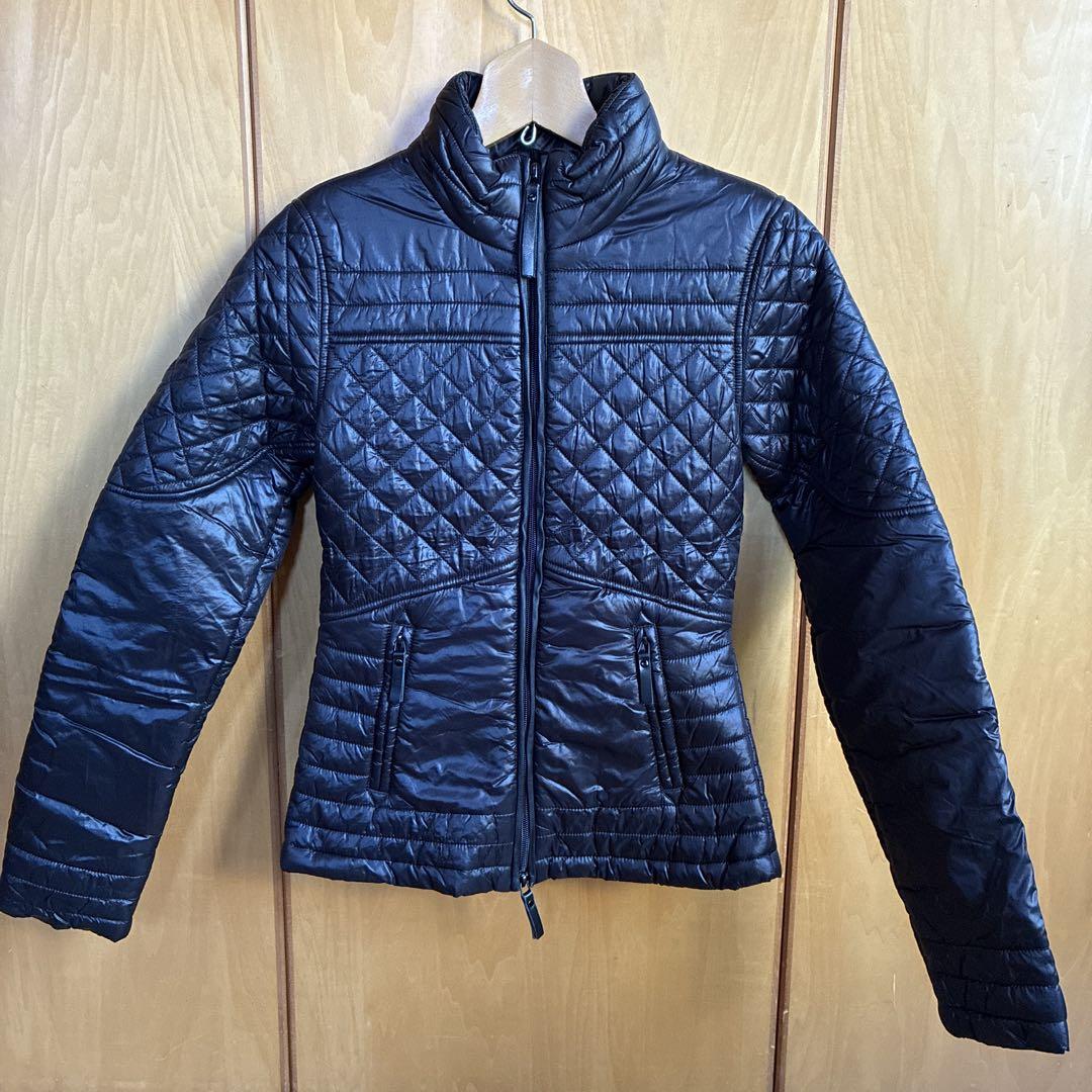 DIESEL BLACK GOLD ダウン　ダウンジャケット ブラック　レザー DIESEL BLACK GOLD ダウン ダウンジャケット ブラック レザー
