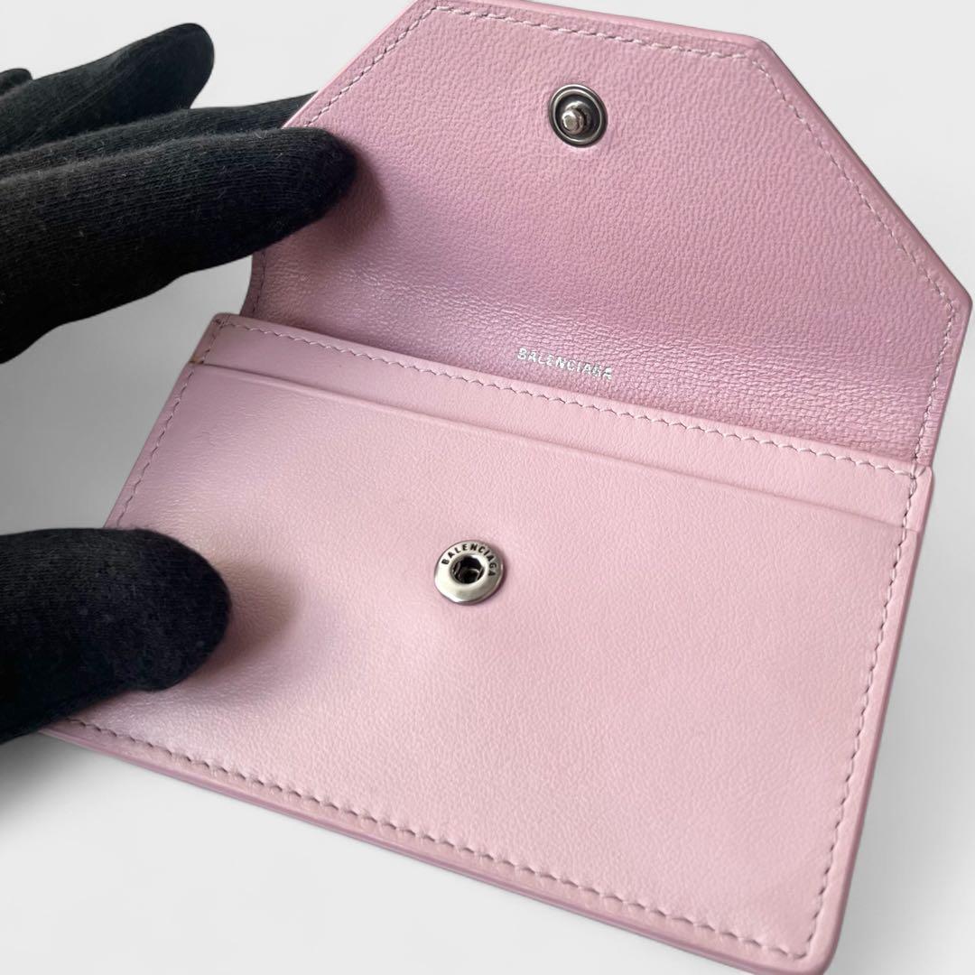 現行モデル 美品 バレンシアガ カードホルダー カードケース ピンク 現行モデル 美品 バレンシアガ カードホルダー カードケース ピンク