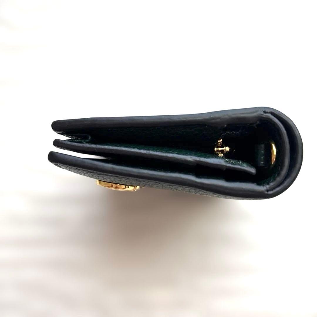 GUCCI グッチ ズゥミ ウォレット ダークグリーン