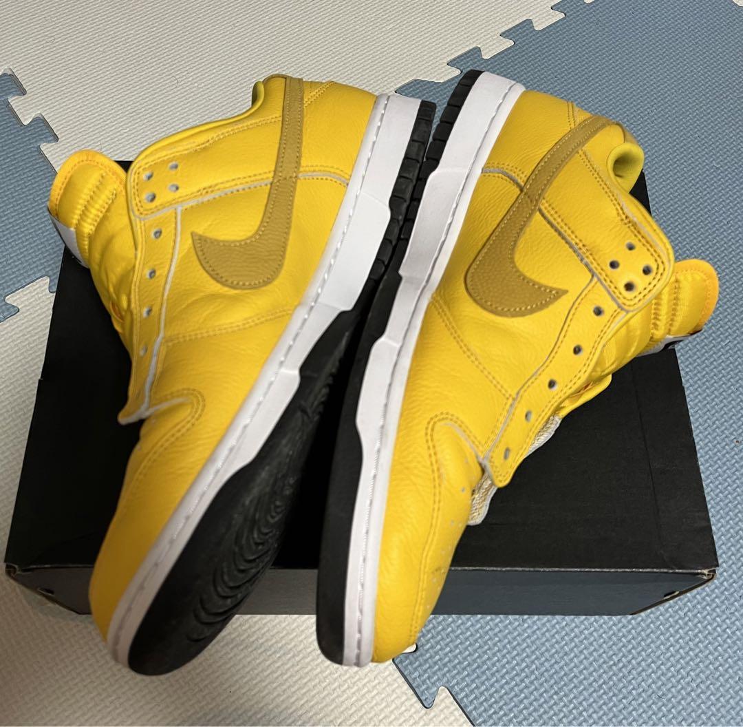 靴 NIKE DUNK LOW YELLOW 30cm