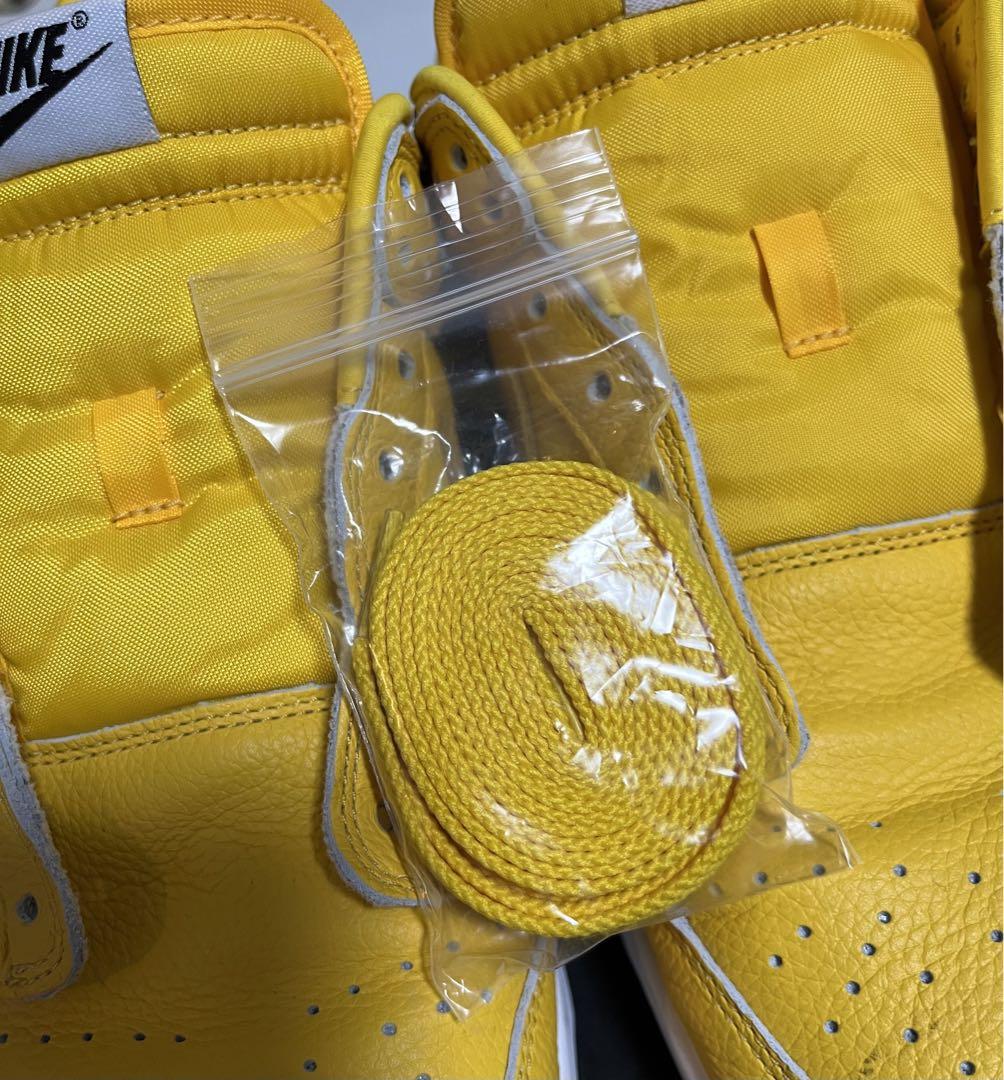 靴 NIKE DUNK LOW YELLOW 30cm