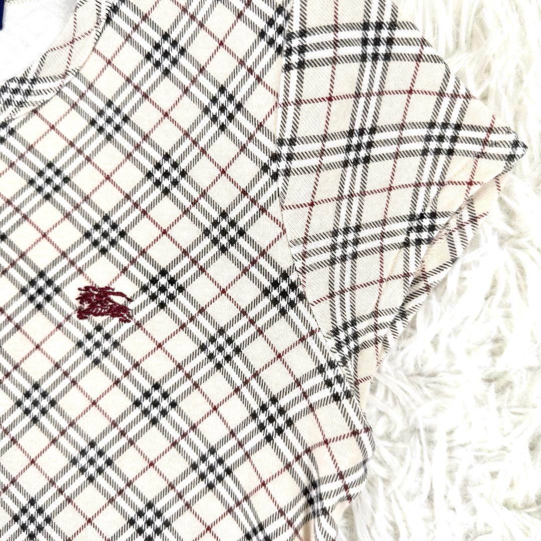 美品✨ バーバリーブルーレーベル ノバチェック 半袖 カットソー