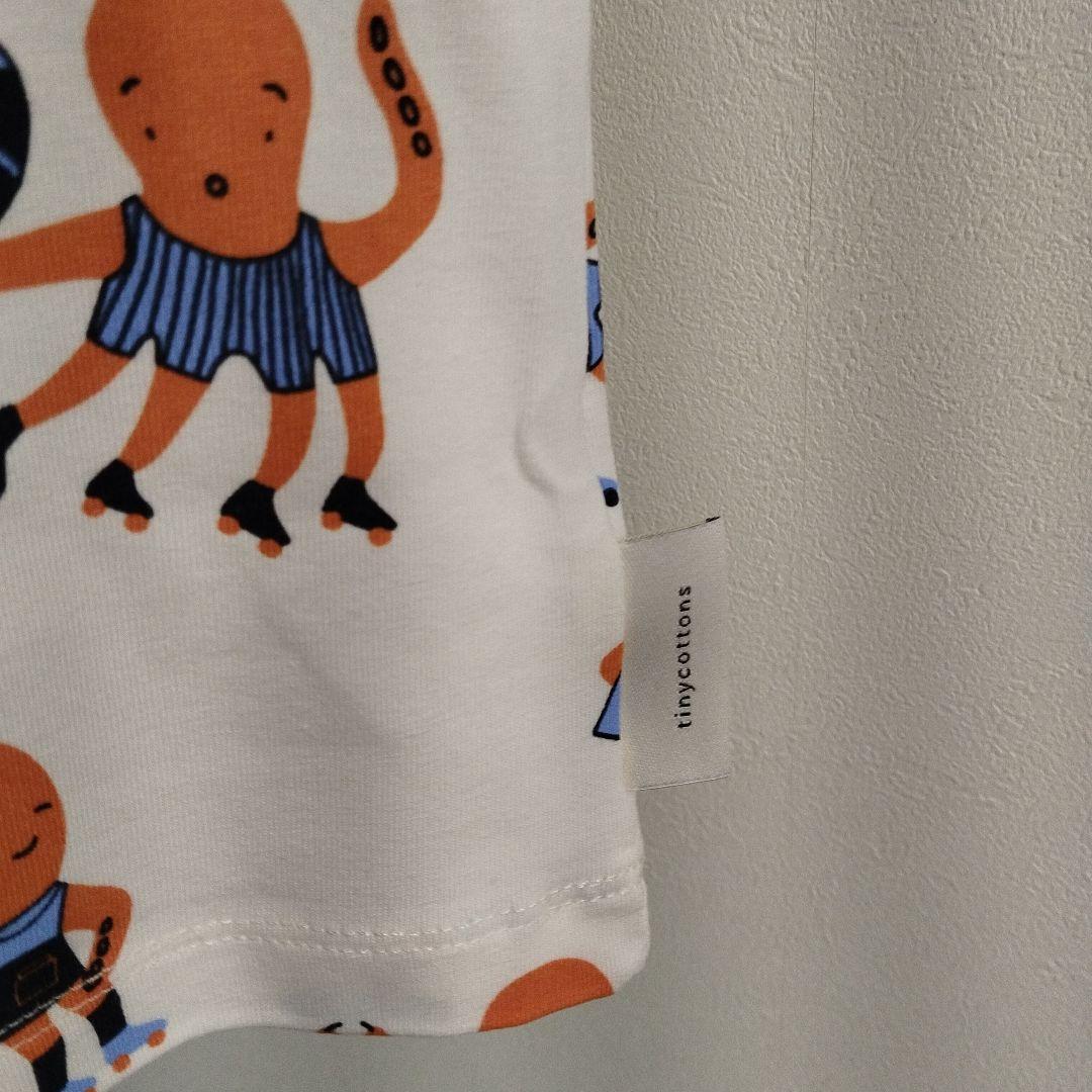 タイニーコットンズ　TINYCOTTONS 10y☺︎タコさん柄ワンピース