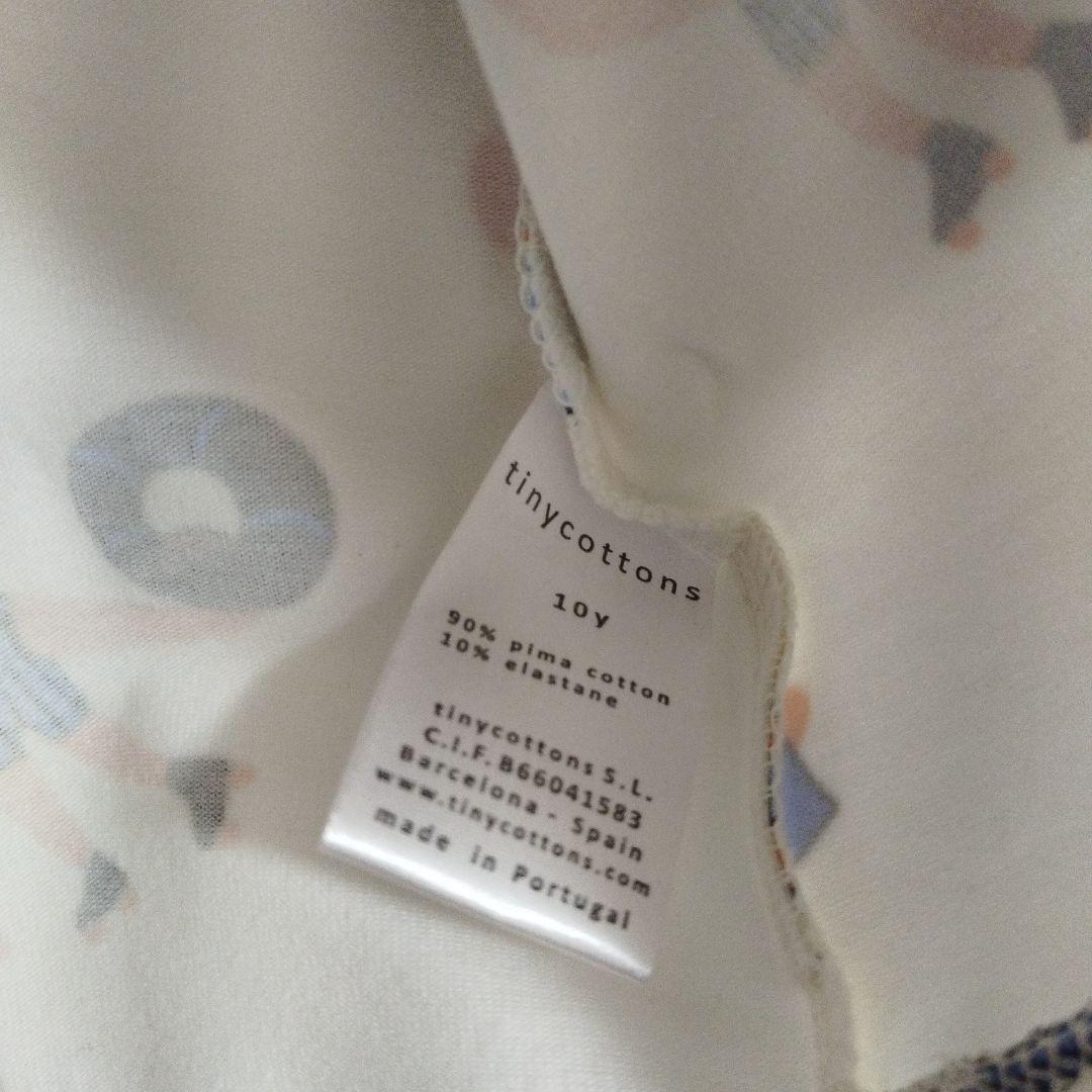 タイニーコットンズ　TINYCOTTONS 10y☺︎タコさん柄ワンピース