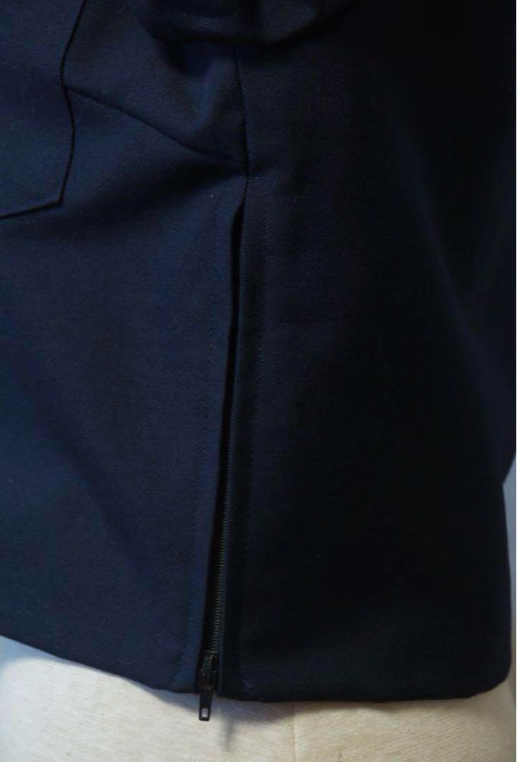 L 銀鼠2本襟カバースカーフ付き白1本冬セーラー服