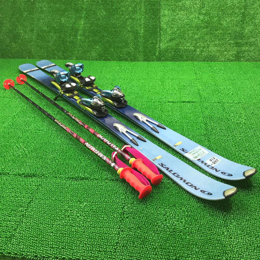 100%の保証 メル-013 サロモンスキー板160cm 全国送料無料 ストック付き120cm 板 100%の保証 メル-013 サロモンスキー板160cm 全国送料無料 ストック付き120cm 板