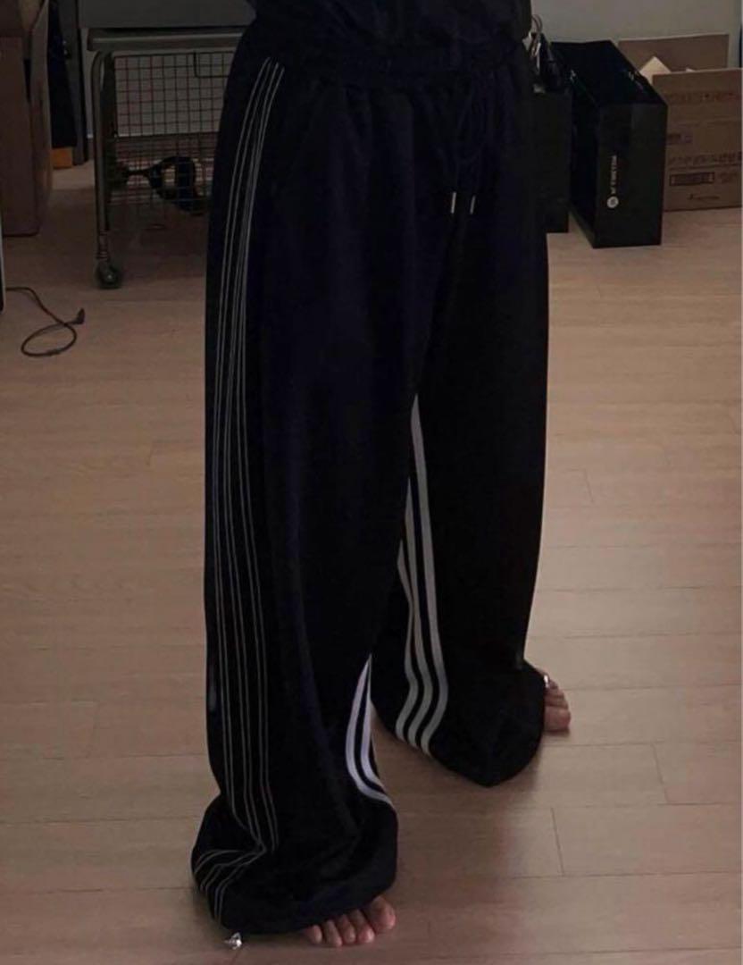 Coln thread track pants black