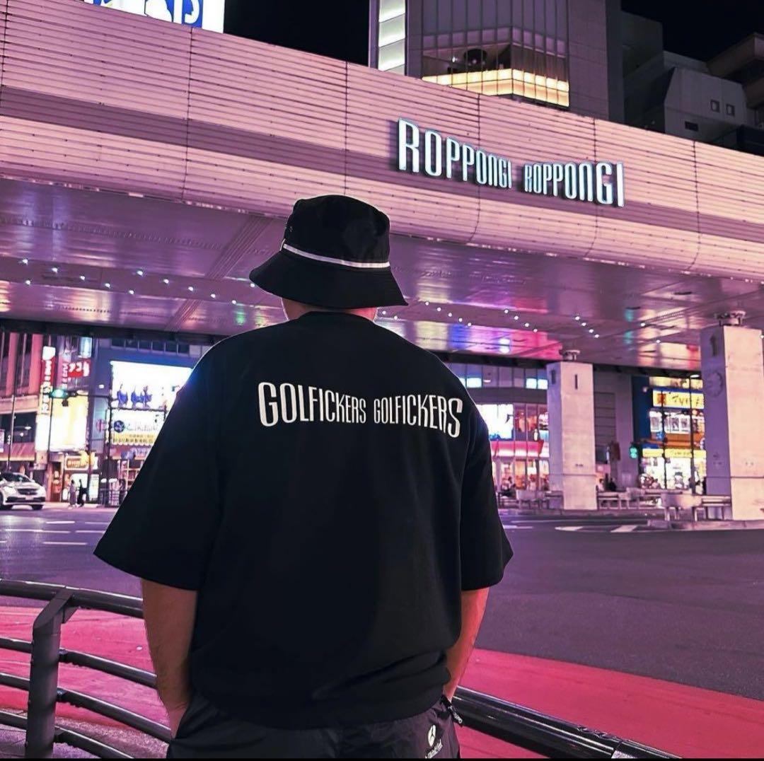 Golfickers 半袖Tシャツ 黒