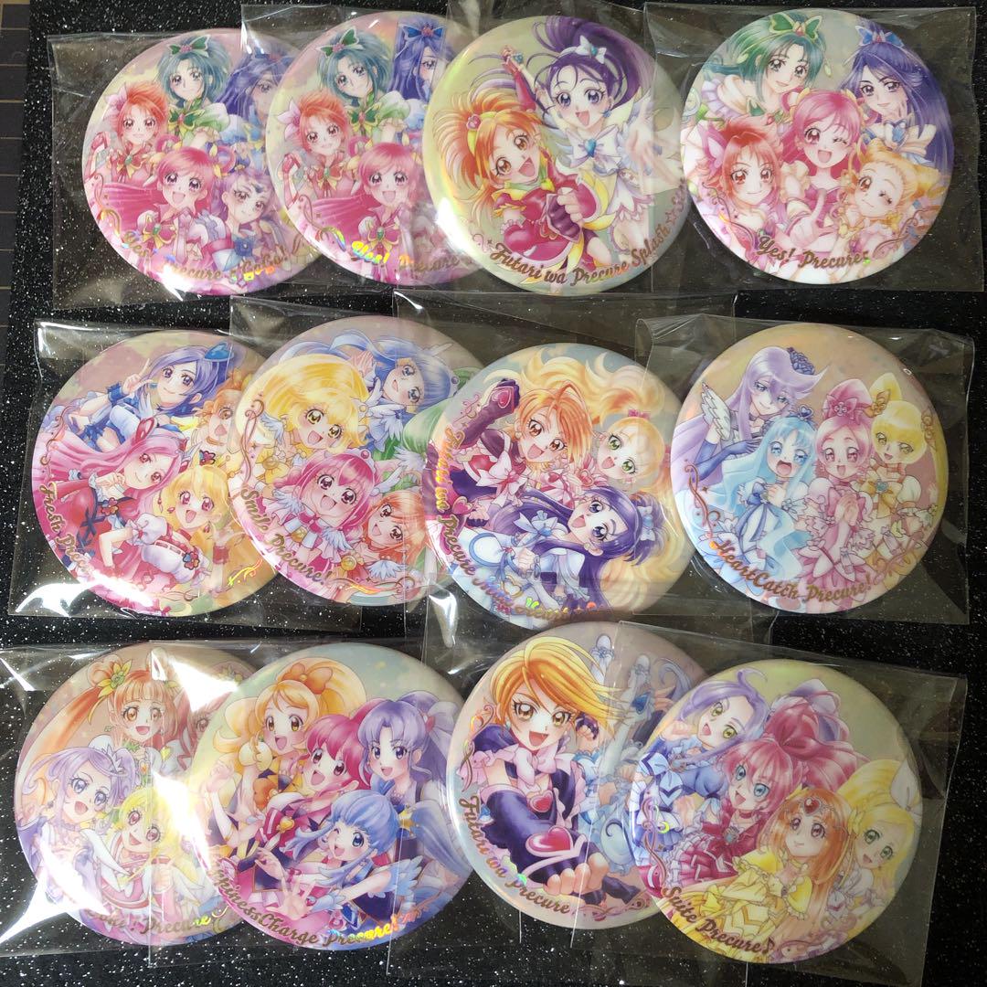 プリキュアマスコット＆缶バッジセット