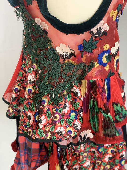 【新品 未使用】sacai サカイ 花柄 レース ワンピース 2018春夏