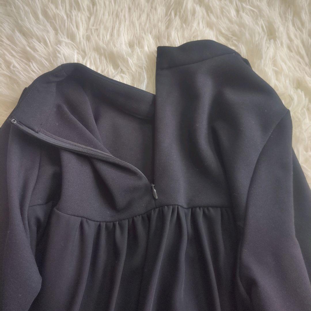 美品】arobe アローブ 長袖 レース 黒 ブラック フォーマル 2 M