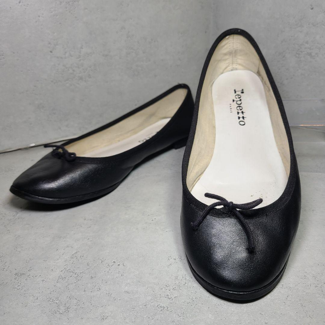 【Repetto】Cendrillon　サンドリオン　バレエシューズ　シボ革 Repetto】Cendrillon サンドリオン バレエシューズ シボ革