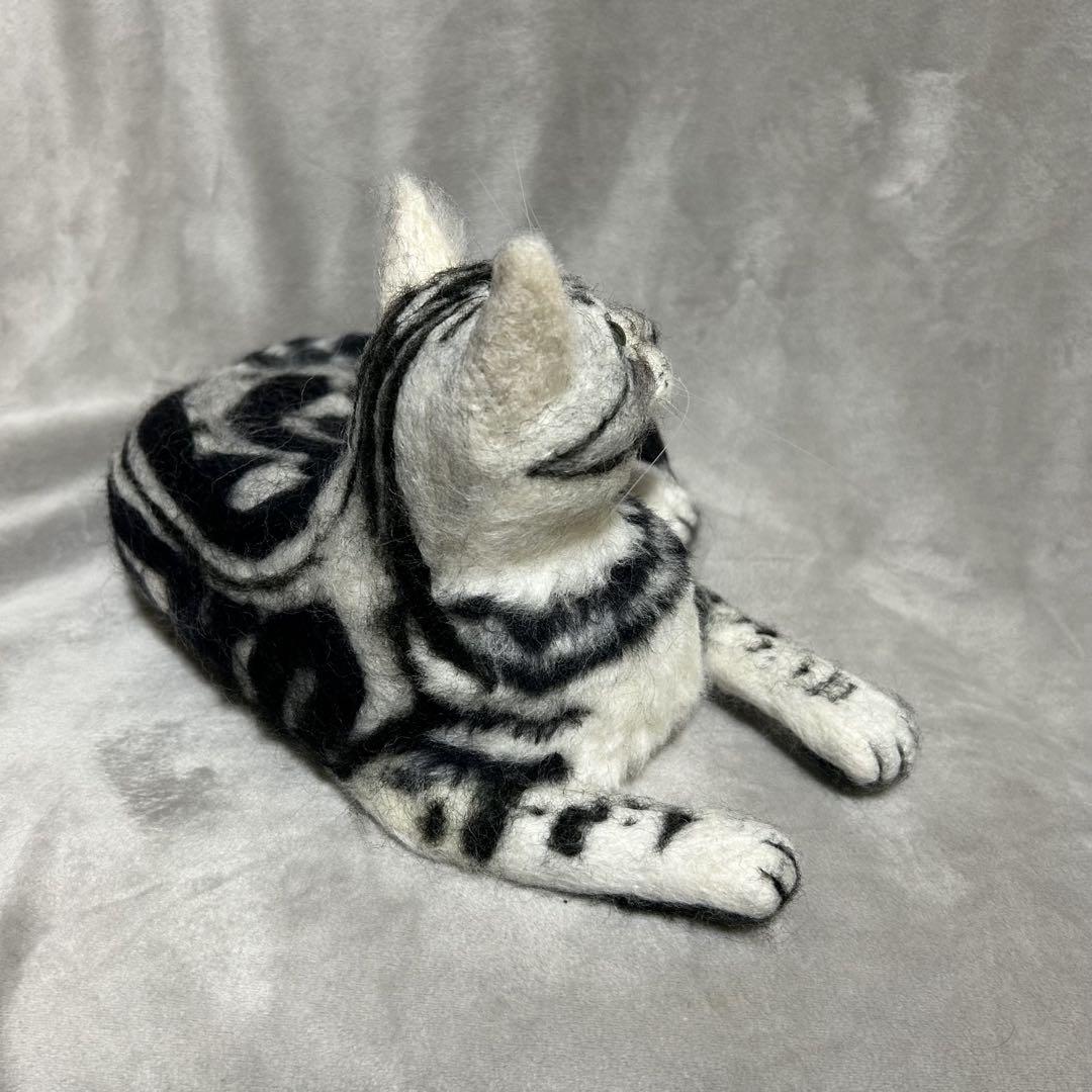 羊毛フェルト 猫