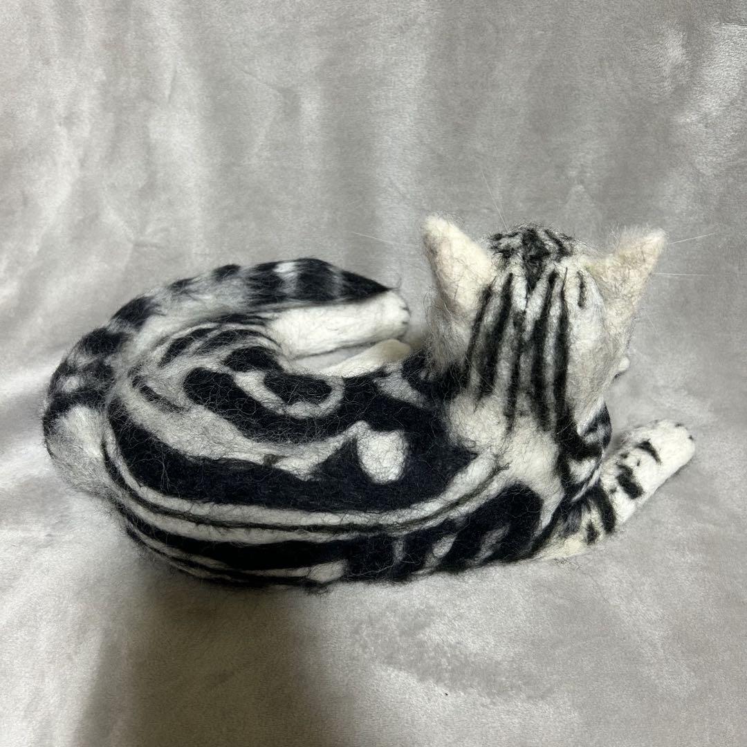 羊毛フェルト 猫