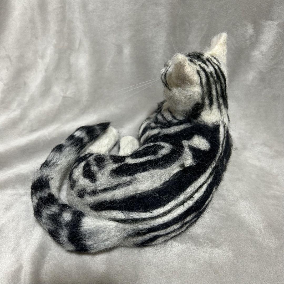 羊毛フェルト 猫