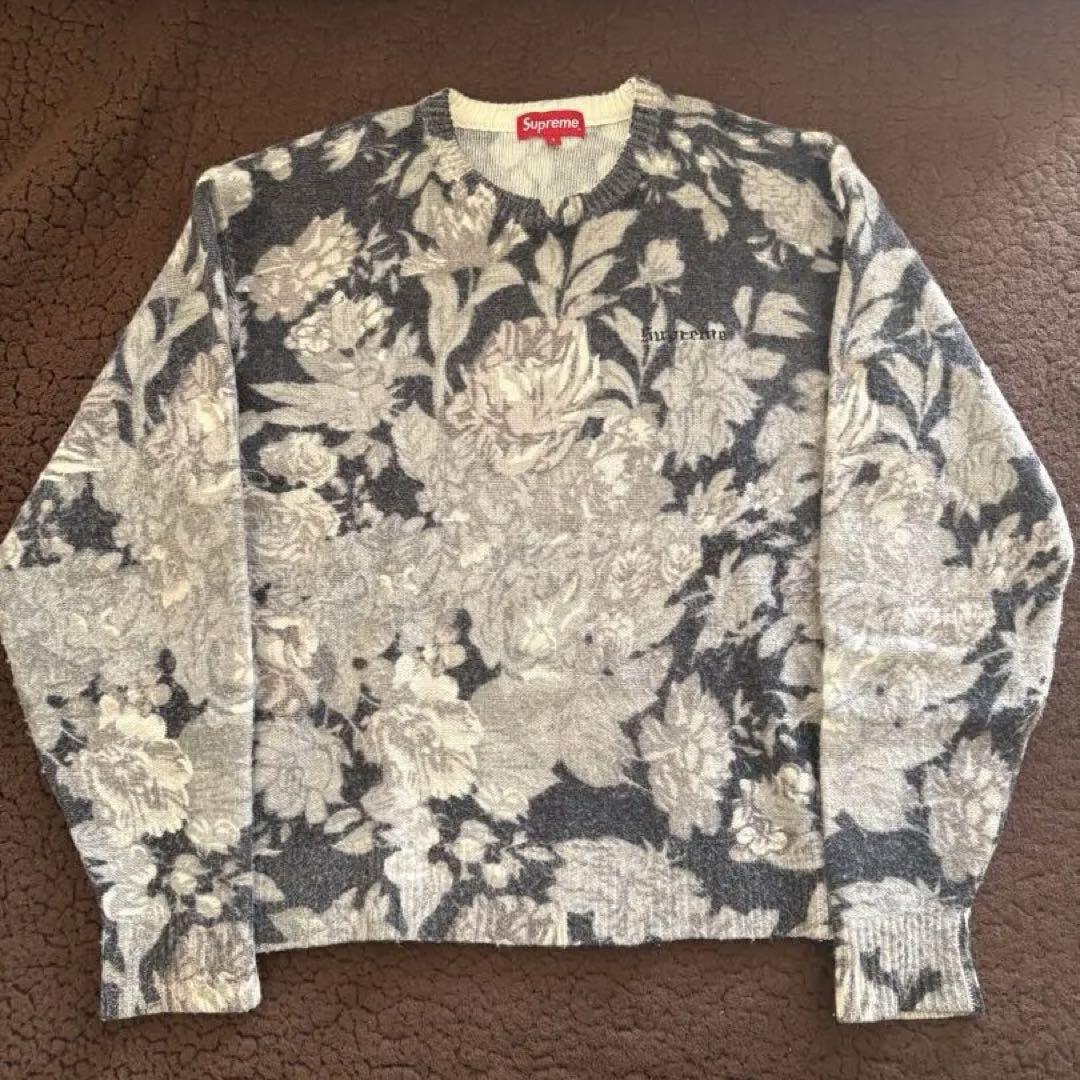トップス Supreme19ssprinted floral angora sweater Supreme Printed Floral Angora Sweater (SS19) - $158