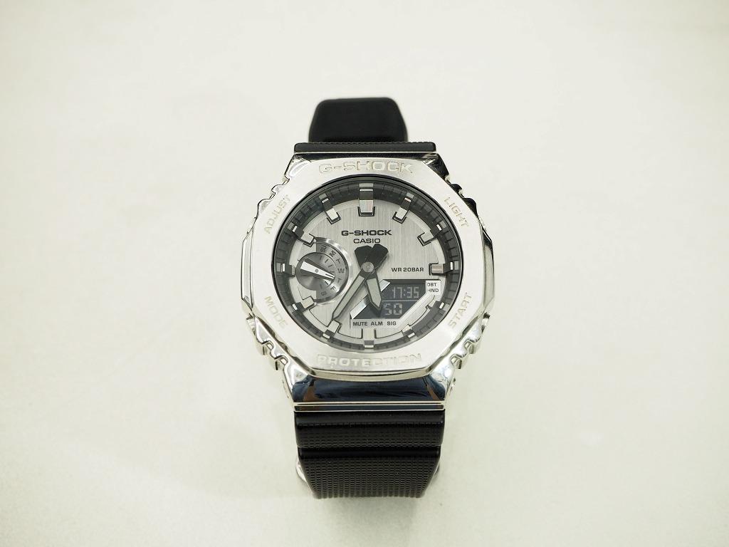 美品 CASIO G-SHOCK GM-2100-1AJF 腕時計 228P▲