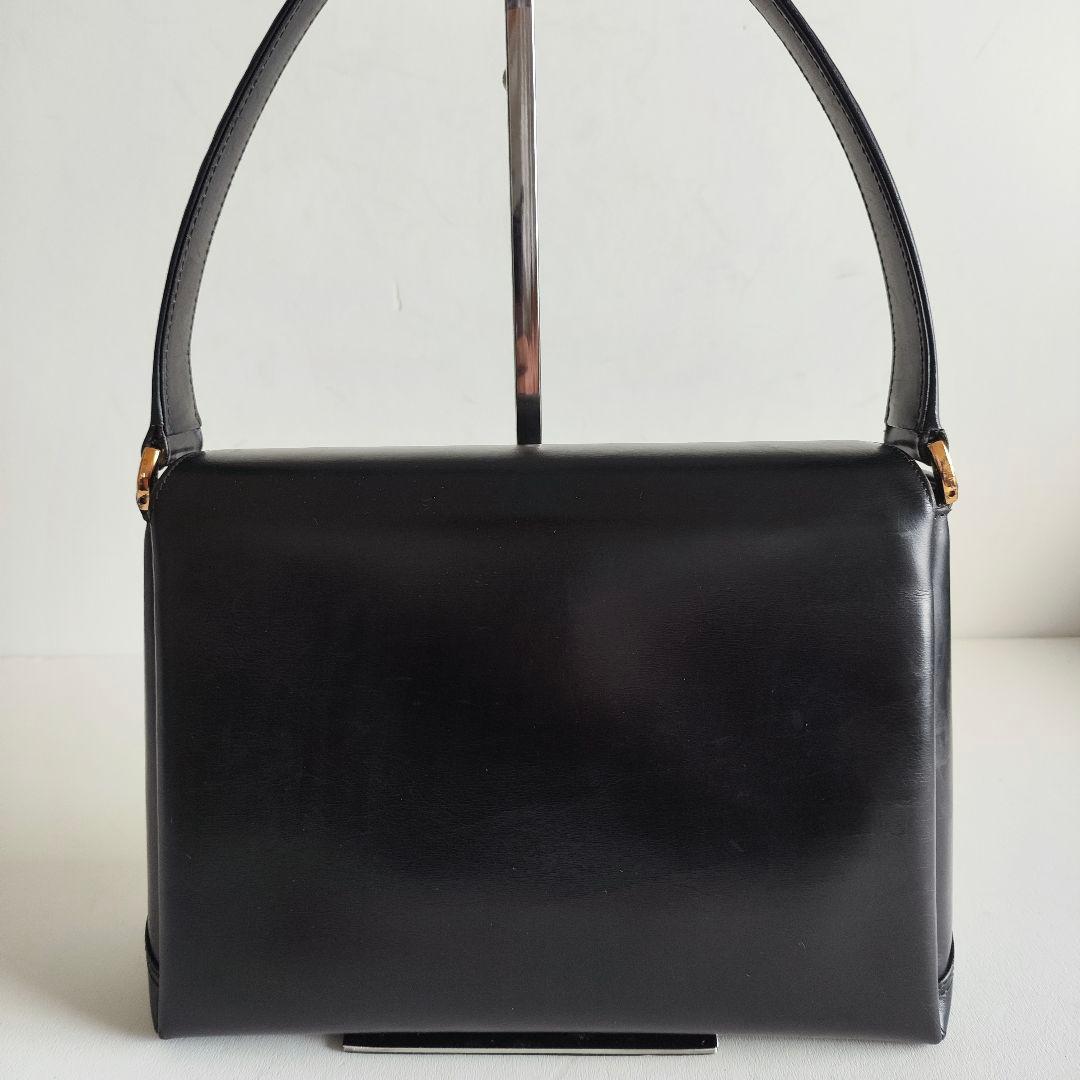 OLD GUCCI フォーマル　ターンロック　ワンショルダーバック　黒
