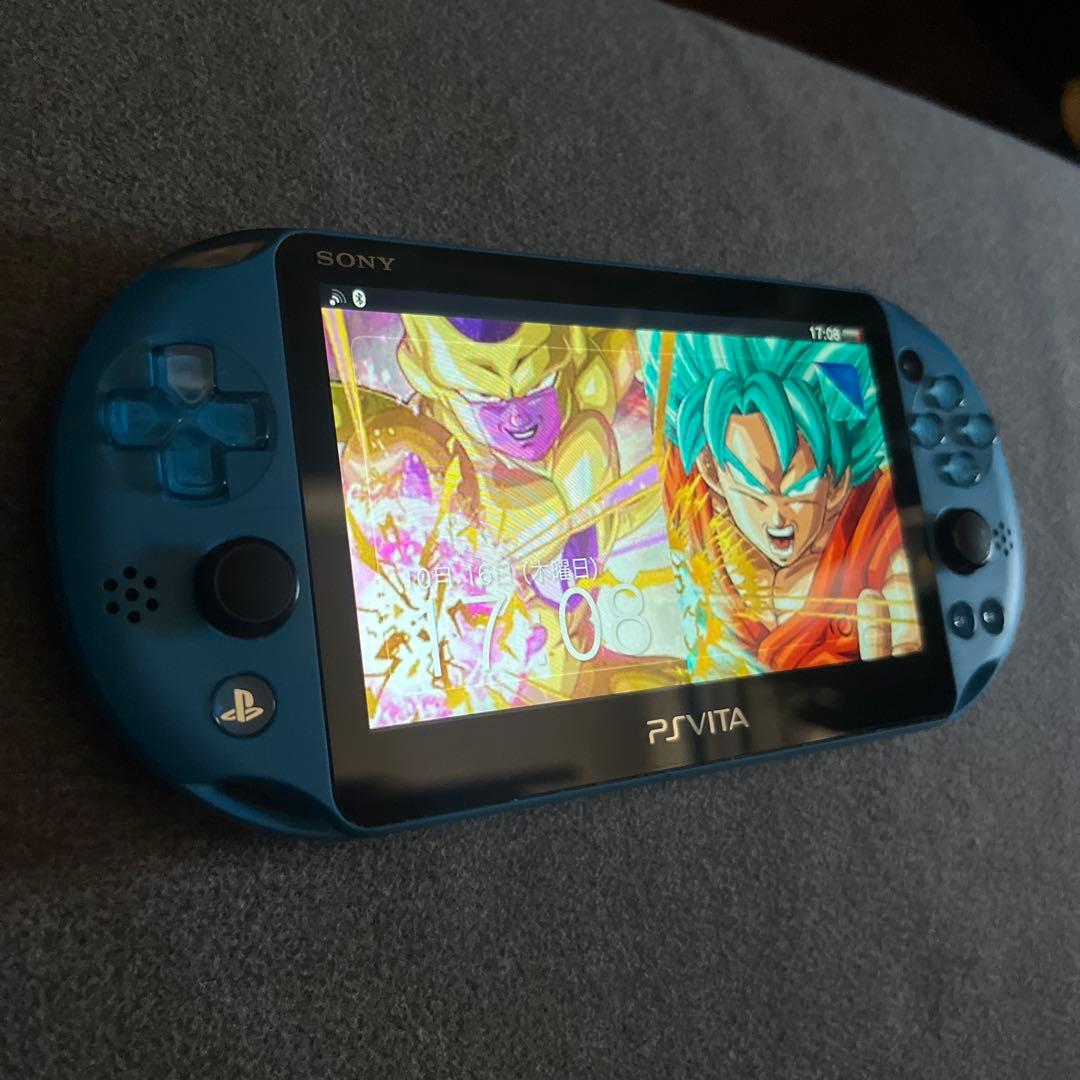 青いPS Vita 本体マイクラ付きSONY