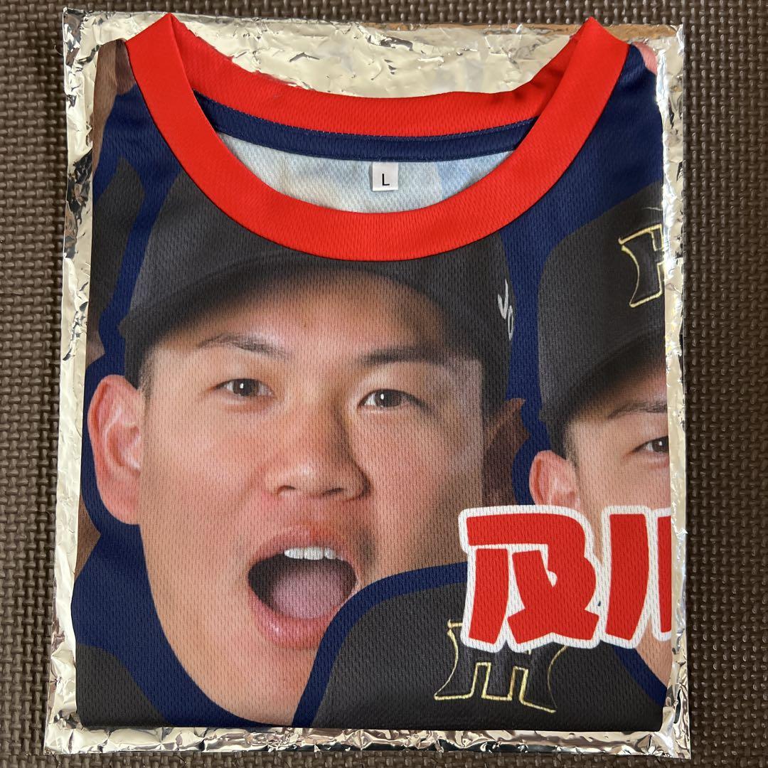及川 選手 顔柄Tシャツ シークレット 阪神タイガース 阪神タイガース シークレット選手顔柄Tシャツ 2025 及川雅貴