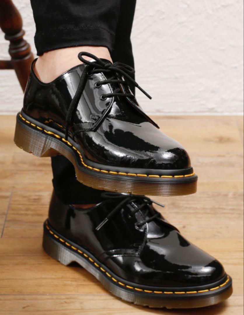 Dr.Martens 1461 PATENT 3ホール エナメル ブラック