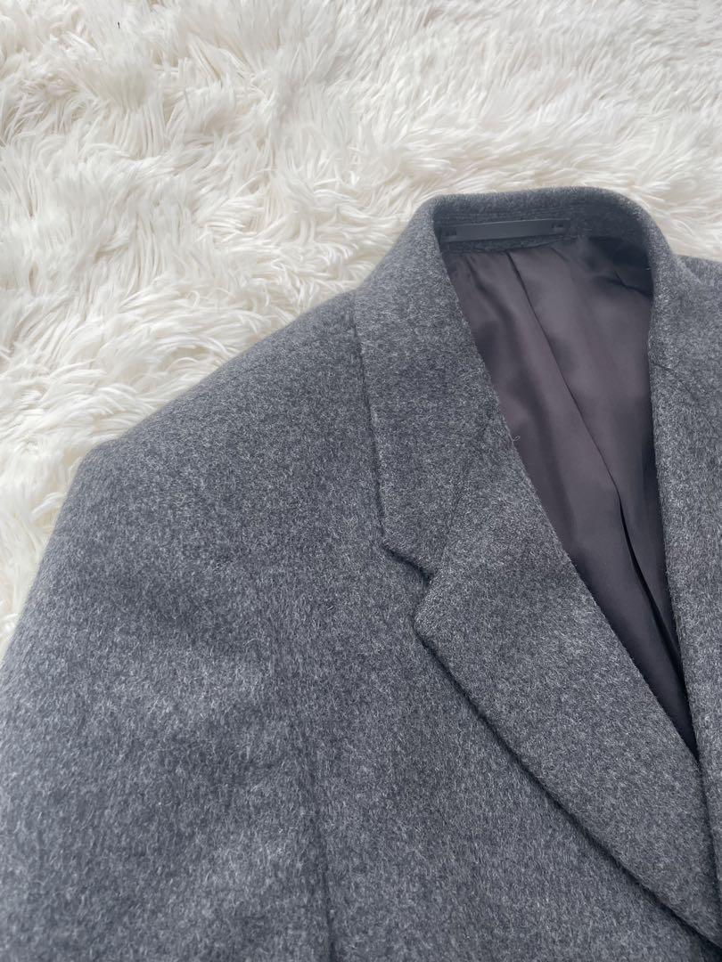 PS Paul Smith チェスターコート カシミヤ100％ カシミヤ100%! PS Paul Smith チェスターコート グレー