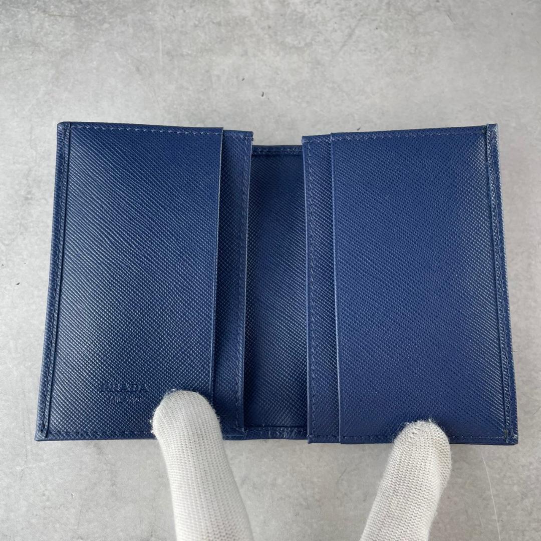 未使用級✨ PRADA プラダ サフィアーノ メタル ビジネスカード ホルダー 未使用級✨ PRADA プラダ サフィアーノ メタル ビジネスカード
