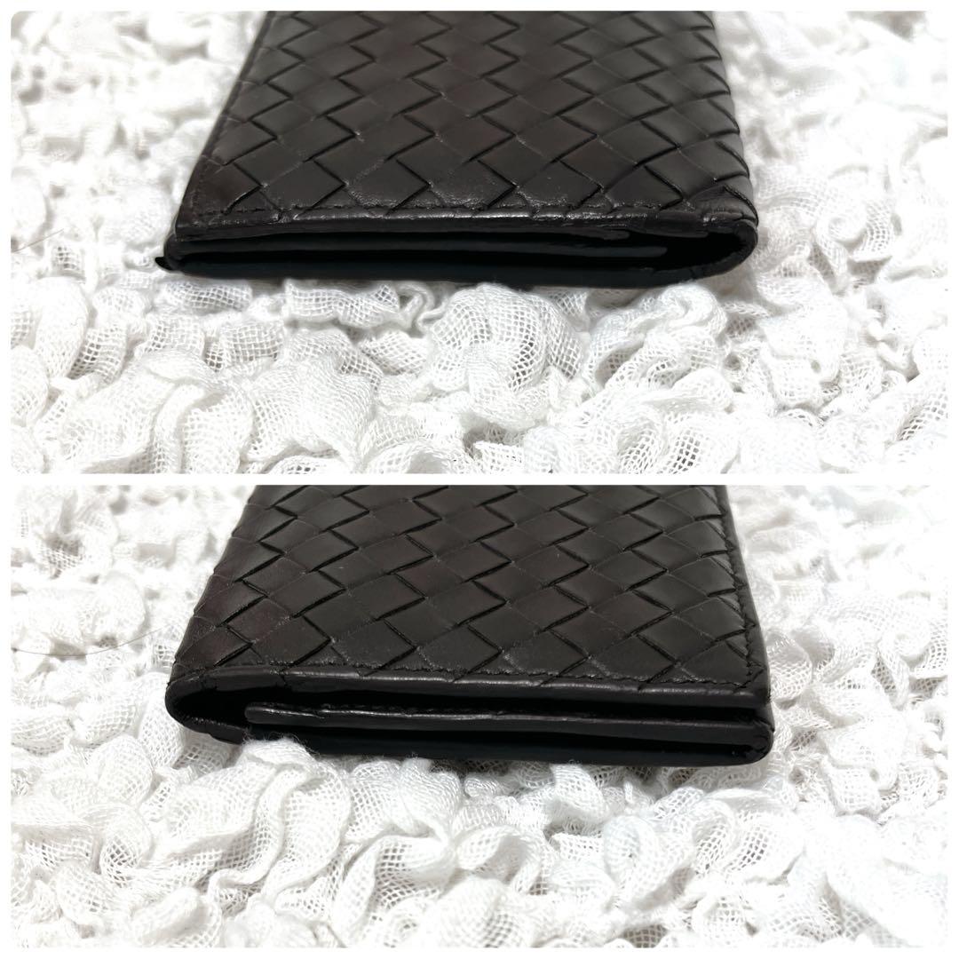★極美品★ダークブラウン ボッテガヴェネタ イントレ コンチネンタルウォレット 美品✨ダークブラウン ボッテガヴェネタ イントレ