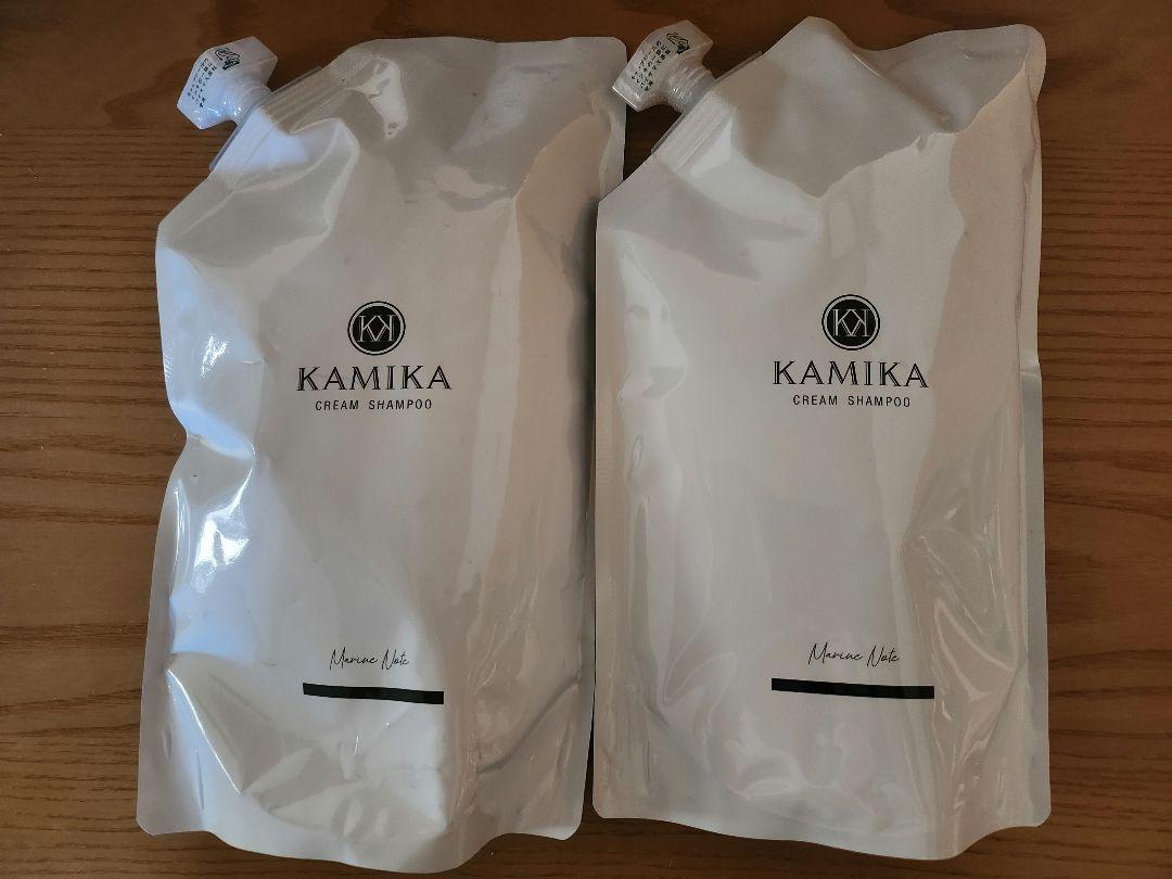 KAMIKA クリームシャンプー 600g×2 KAMIKA 詰め替え クリームシャンプー 売上No.1 カミカ