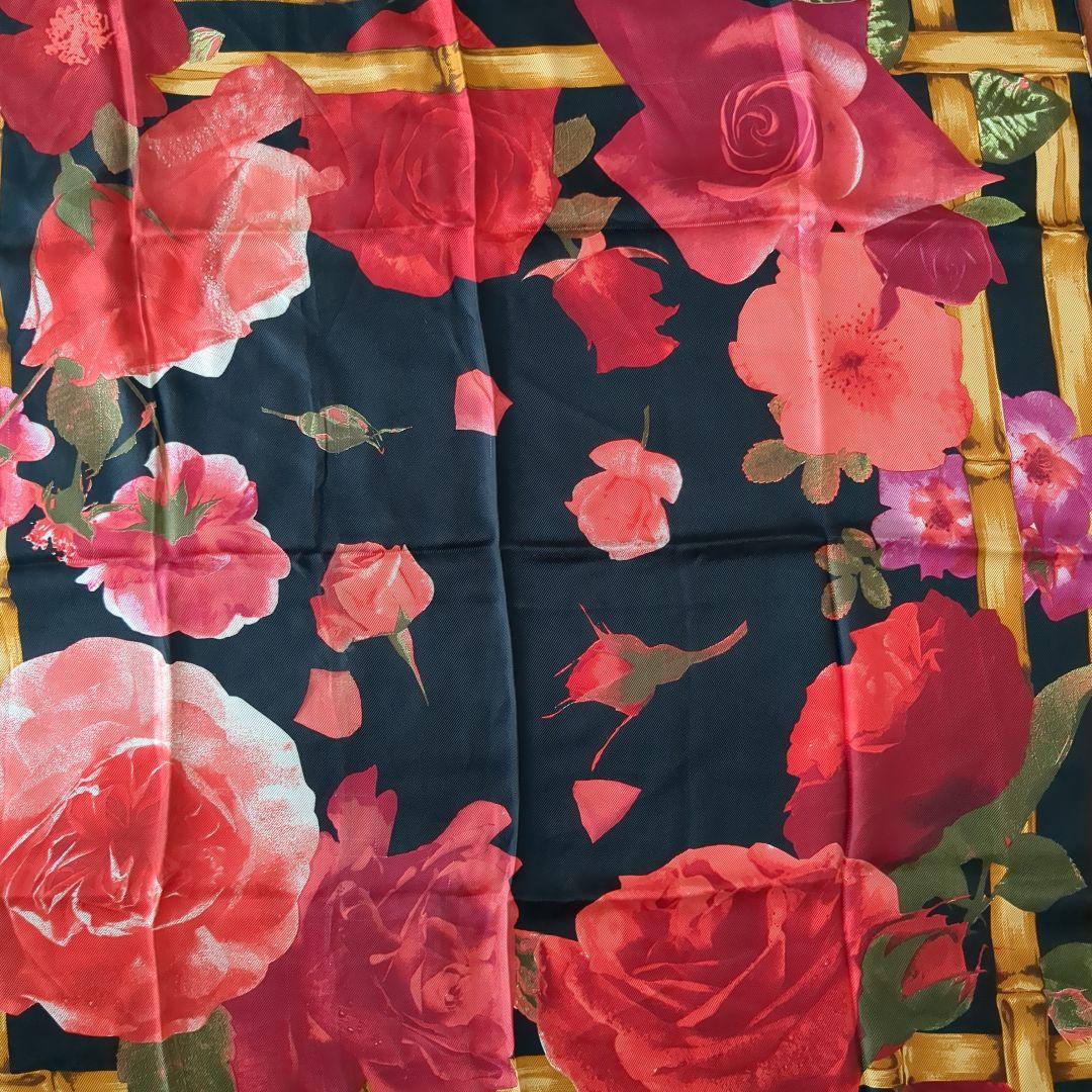 ディオール Christian Dior シルクスカーフ 美品
