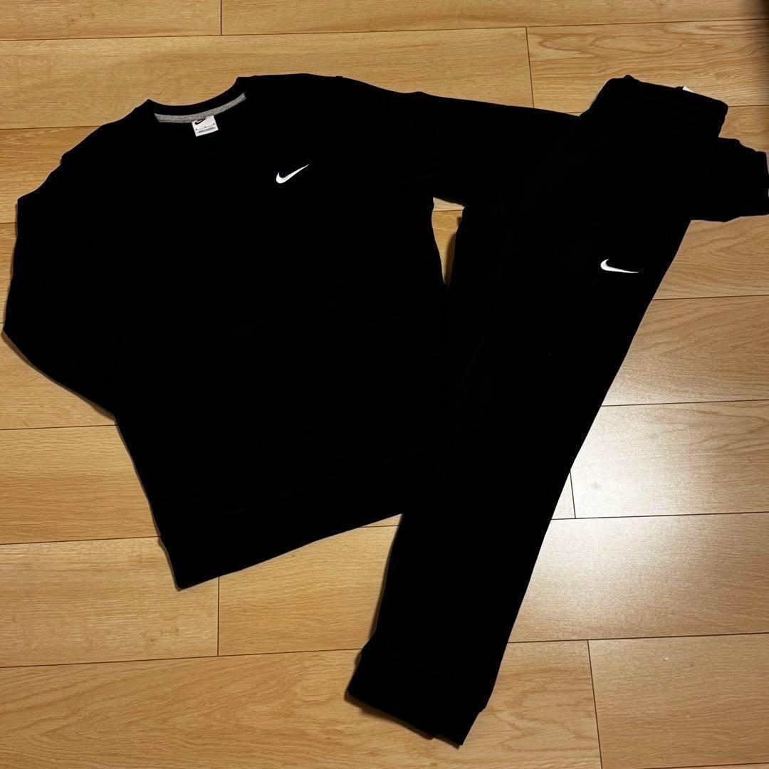ナイキ セットアップ 上下 トレーナー スウェットパンツ 黒 S