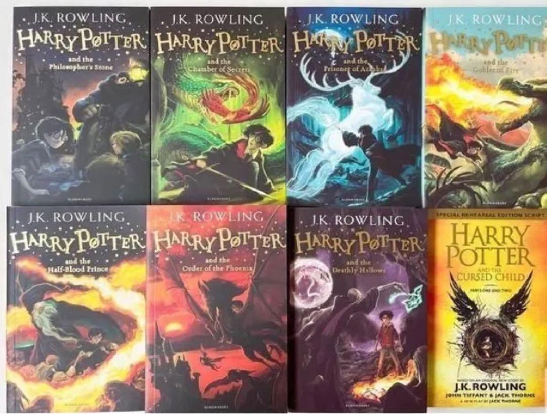 【新品】ハリーポッター Harry Potter英語版 8巻　全巻セット ハリーポッター Harry Potter英語版 8巻 全巻セット - メルカリ