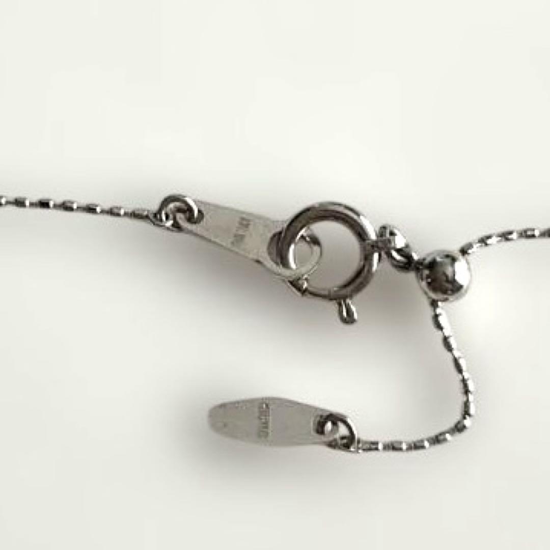 k18WGハート形3個デザインペンダントネックレス『ダイヤモンド0.26ct』 k18WGハート形3個デザインペンダントネックレス『ダイヤモンド