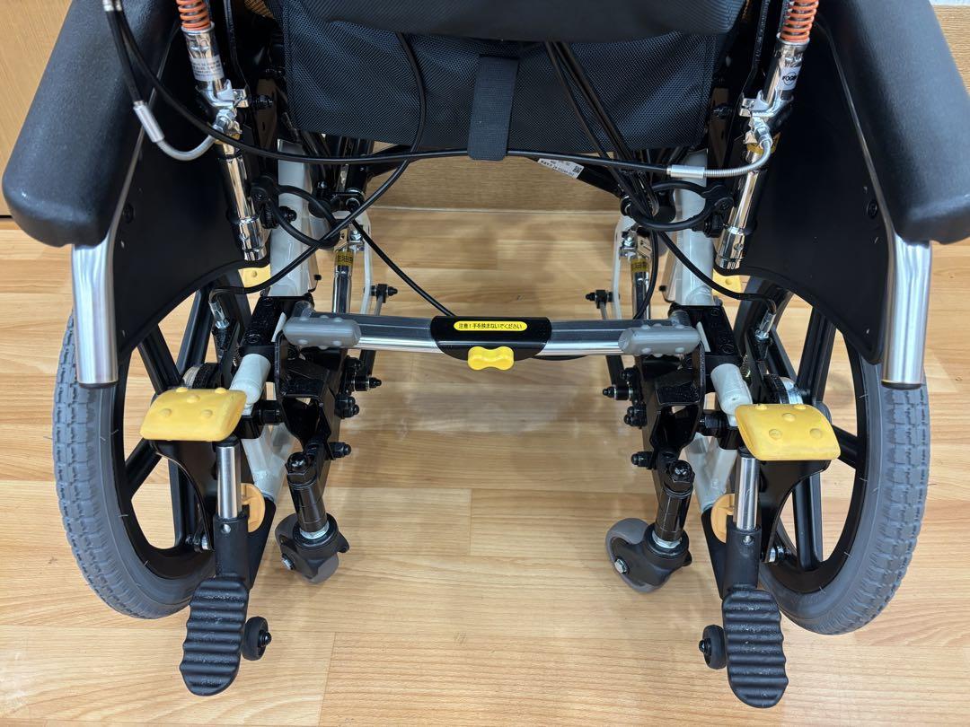 介助用チルト車椅子 オレンジ