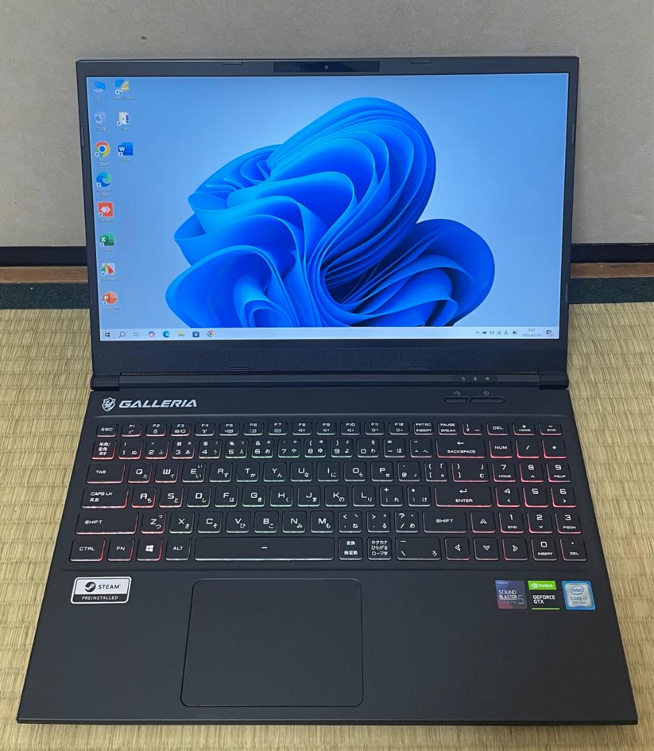 (良好な状態) GALLERIA. Core i7/GTX 1650 4GB