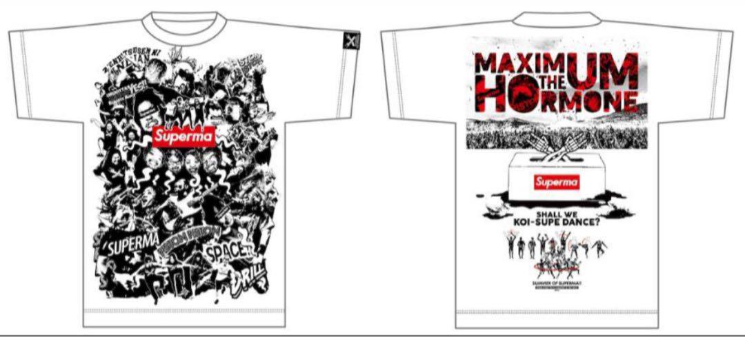 マキシマムザホルモン 白い恋スペTシャツ/スペルマ(旧デザイン) XLサイズ マキシマムザホルモン 令和！白い恋スペTシャツ XLサイズ - メルカリ