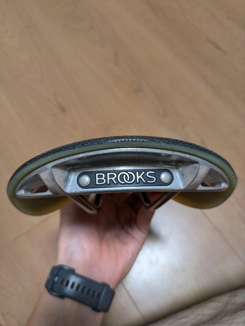 Brooks cambium c17 限定プリント　テストサドル